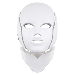 Palsar 7 LED maske til ansigt og hals hvid — Tilbehør
