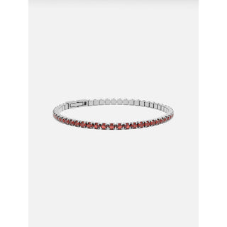 Furiosa Bracciale tennis cristalli rossi Swarovski Sb-Cherrytennis-G — Βραχιόλι