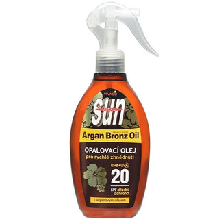 Vivaco Olio Solare con olio di argan SPF 20 200 ml — Olio solare