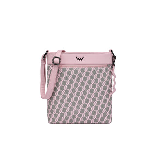 Vuch Carlene Compacte roze crossbodytas met ritssluiting