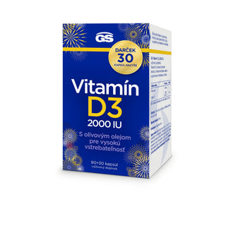 Greenswan GS Vitamina D3 2000 UI 90+30 cápsulas — Suplemento