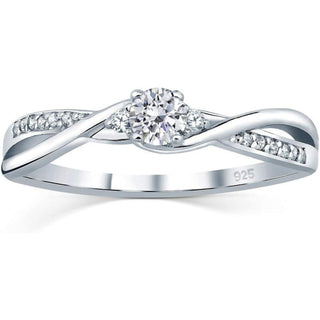 Silvego Anello argento fidanzamento SHZR302 Circuito 54 mm — Ring