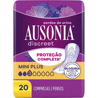 Ausonia Inkontinensbind Discreet Mini Plus 20 enheder — Inkontinensbind