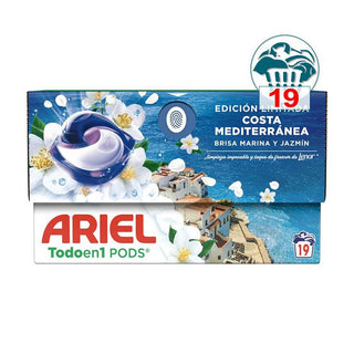 Ariel Pods Costa Mediterranea detersivo 19 capsule — Detersivo