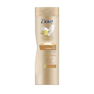 Dove Visible Glow Selvbrunerlotion krop mellemtonet 400 ml — Selvbrunerlotion