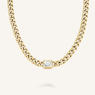 Rosefield Collana placcata oro con cristallo Iconic JNOCG-J1131 — Naszyjnik