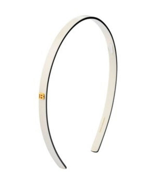 Balmain Fascia per capelli, bianco/nero