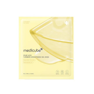 Medicube Maschera in gel illuminante con acido cogico e curcuma nebbia illuminante e tonificante viso 28 g