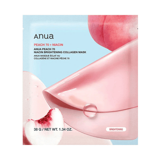 Anua Peach 70 + Niacin maschera collagene illuminante 4 x 38 g
