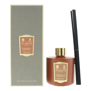 Floris of london Cannella e mandarino, bastoncino, diffusore di aromi, marrone, 200 ml