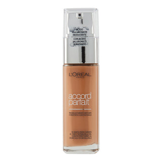 L'oréal paris Accord Parfait Fondotinta Liquido Con Acido Ialuronico 30ml 7r7c7k ambre rosè