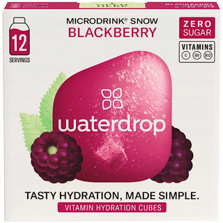 Waterdrop Microdrink Cubo Mora Frizzante 12 piezas — Suplemento
