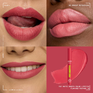 Nyx Fat Opaco Rossetto Flamingo Feather 2 g — Rossetto opaco
