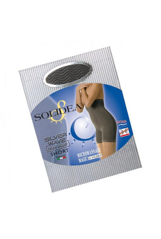 Solidea Silver Wave High Waist Short High Waist Elastic Black 2M