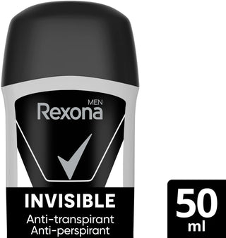 Rexona Deodorante Invisible Men Motionsense Nero + Bianco 50 ml — Deodorante