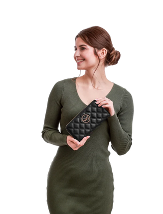 Vuch Portafoglio Da Donna Enea Big Black — Portafoglio