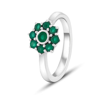 Beneto exclusive ACHAGG1 Agate Sølvring - Kredsløb: 54 mm