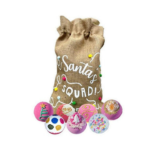 Bomb Cosmetics Set Regalo Sacco Bomba da Bagno Squadra Babbo Natale — Set regalo bagno