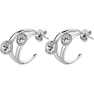 Brosway Όμορφα σκουλαρίκια Affinity BFF170 Crystal Hoop
