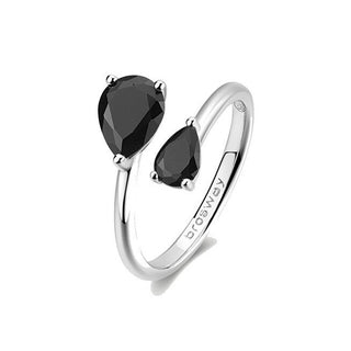 Brosway Mysterious Black Fantasy Silber Offener Ring FMB119 - Umfang: 52 mm