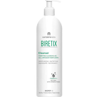 Biretix Purifying Cleansing Gel til fedtet hud Rensing - Volumen: 400 ml - refill