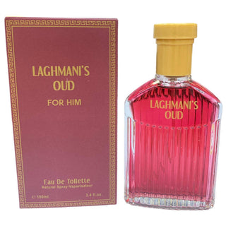 Fine perfumery Laghmani Oud Red , Eau De Toilette, da uomo, 100 ml