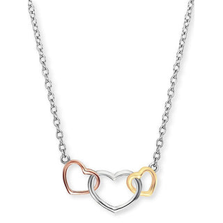 Engelsrufer שרשרת כסף עם לבבות צבעוניים ERN-WITHLOVE-03