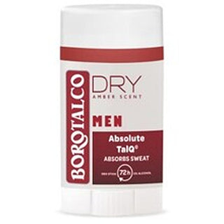 Borotalco مزيل عرق ستيك برائحة العنبر الجاف للرجال - 40 مل