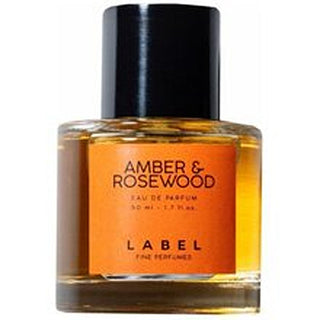 Label عطر العنبر وخشب الورد - 50 مل