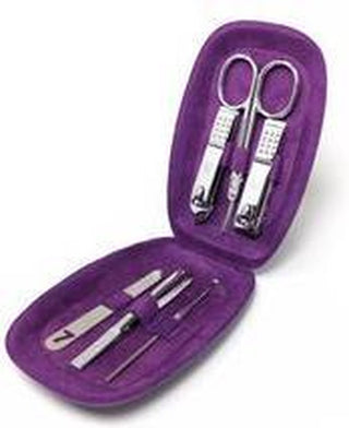 Three Seven Set manicure viola 6 attrezzi — Set manicure