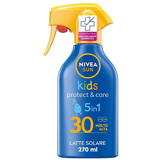 Nivea Sole Bambini Protect & Care Spray solare 5 in 1 SPF 30 250 ml — Solare bambini