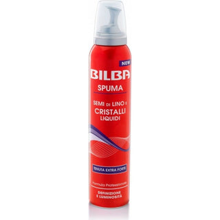 Bilba Mousse Graines de Lin et Cristaux Liquides Fixation Extra Forte 200 ml 