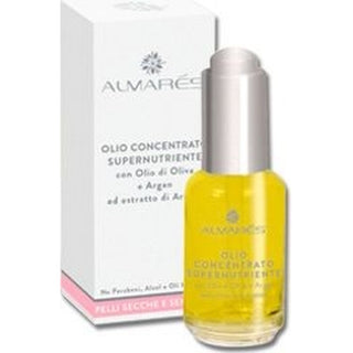 Almares Huile Concentrée Supernutritive Avec Huile D'Olive Et D'Argan Peaux Sèches Et Sensibles 30 Ml 