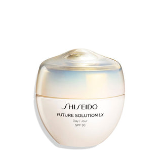 Shiseido Future Solution LX Total crema protettiva giorno SPF 30 50 ml ricarica — Crema viso protettiva
