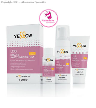 Θεραπεία Λείανσης Με Κερατίνη Yellow Liss Της Alfaparf 