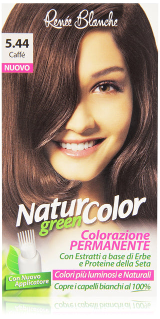 Renée Blanche Natur Color Green 544 Caffè Colorazione Permanente Naturale — Tinta Capelli
