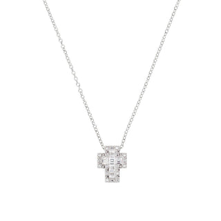 Amen Collana in argento con zirconi Croci Sacre CLCRDOBBNZ (catena, Ciondolo)