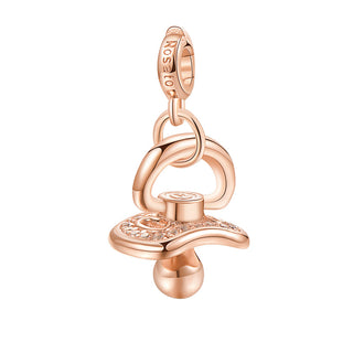 Rosato Silver Ciondolo con zircons Storie RZ182R four-leaf clover