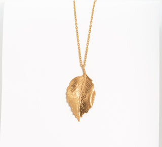 Troli Collana Bronzo Foglia d'Alloro — Collana