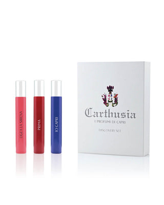 Carthusia Historic Discovery Set Io Capri, Ligea The Siren, First of the San Carlo Theater 3 x 10ml