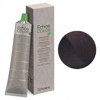 Farvecreme Echosline Echos - Hårfarve 100ml 4.55 | Mellembrun Mahogni