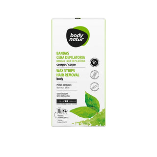 Matcha te kropsvoksstrips Body Natur 16 enheder 