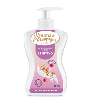 Spuma di sciampagna Latte Detergente Intimo Lenitivo 300 ml — Detergente intimo