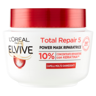 Elvive Total Repair 5, Máscara Reconstrutora Para Cabelos Danificados 300Ml 