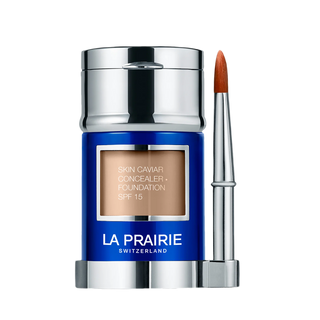 La prairie Luxurious Liquid Makeup with Concealer SPF 15 (Skin Caviar Foundation) 30ml + 2g - Shade: Soft Ivory
