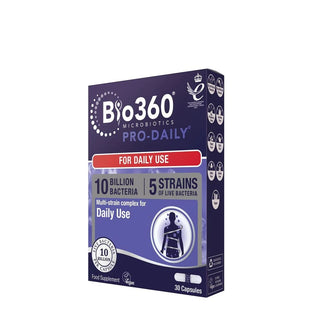 Natures Aid Bio360 Pro-Daily 10 مليارات من البكتيريا 30 كبسولة — مكمل غذائي