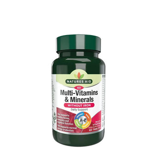 Natures Aid Multivitaminico e Minerali senza ferro 60 compresse — Nahrungsergänzung