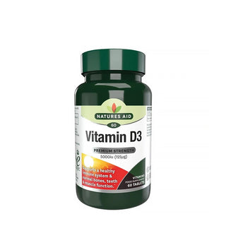 Natures Aid Vitamina D3 5000 IE 60 Tabletten — Nahrungsergänzung