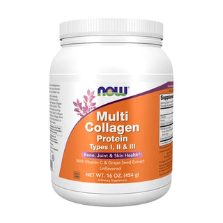 Now Foods Multi Collagen Protein 454 g — Proteïnepoeder supplement