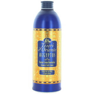 Tesori D Oriente Aegyptus Bagno Crema Aromatico Giglio Blu Del Nilo E Papiro 500 Ml